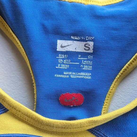 Nike Livestrong Shorts and Top Size Small in Bright Blue - Picture 5 of 16